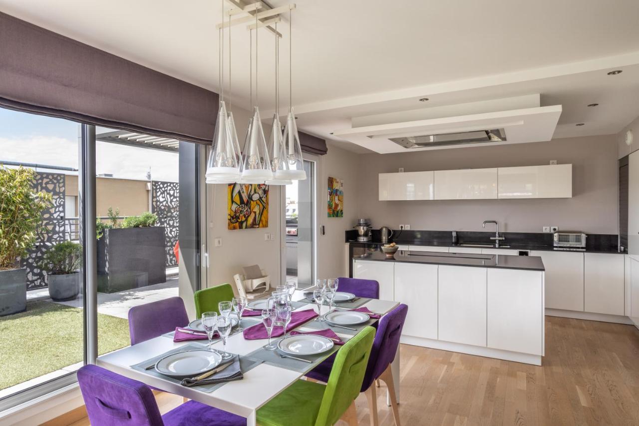 Illanka - Appartement 3 Chambres Avec Parking Et Terrasse Proche Gare Rennes Eksteriør billede